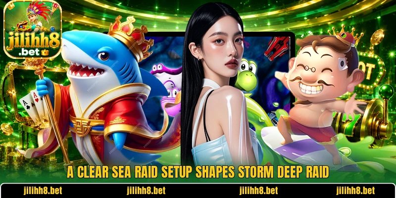 A clear sea raid setup shapes Storm Deep Raid A clear sea raid setup shapes Storm Deep Raid