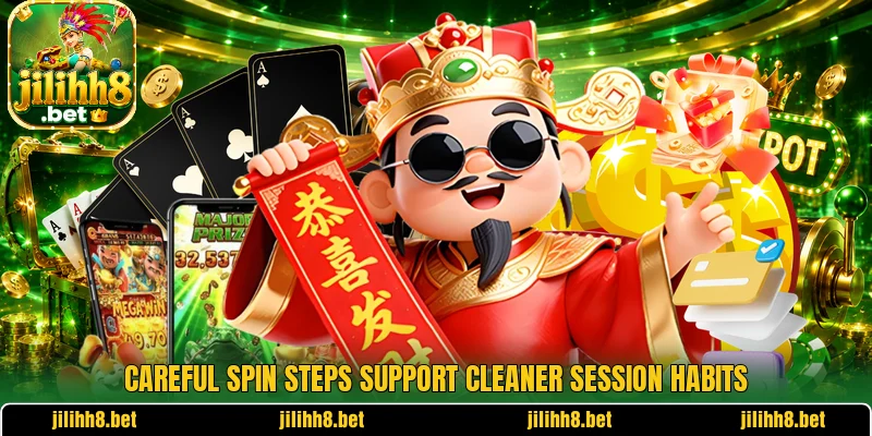 Careful spin steps support cleaner session habits Careful spin steps support cleaner session habits