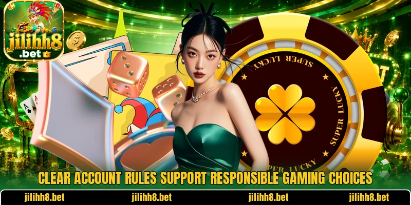 Clear account rules support responsible gaming choices Clear account rules support responsible gaming choices