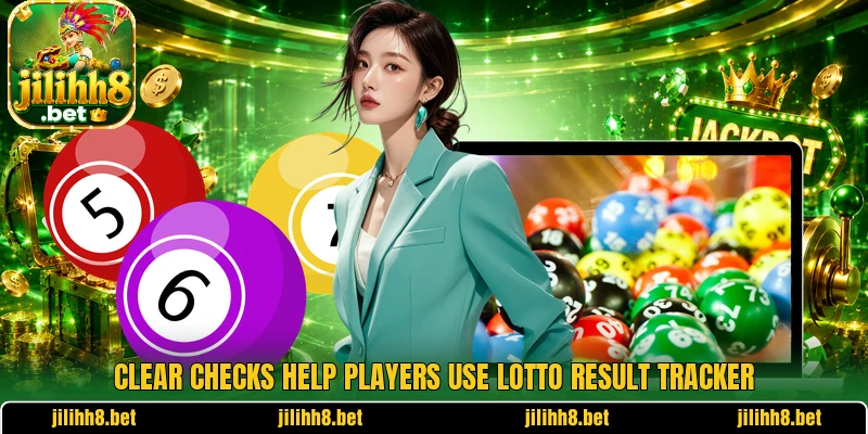 Clear checks help players use Lotto Result Tracker