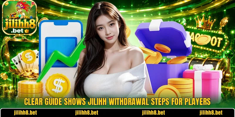Clear guide shows JILIHH withdrawal steps for players