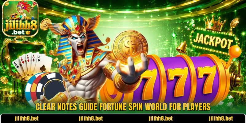 Clear notes guide Fortune Spin World for players Clear notes guide Fortune Spin World for players