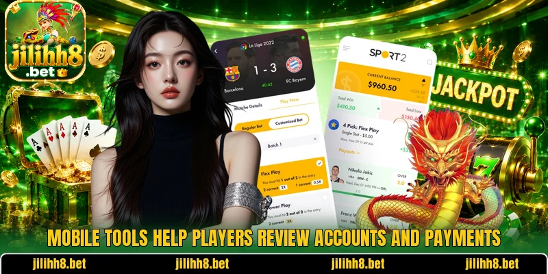 Mobile tools help players review accounts and payments Mobile tools help players review accounts and payments