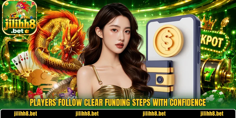 Players follow clear funding steps with confidence