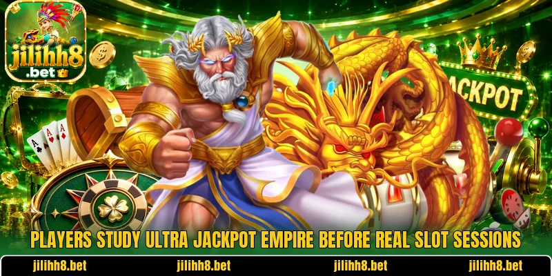 Players study Ultra Jackpot Empire before real slot sessions