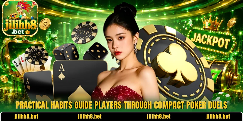 Practical habits guide players through compact poker duels