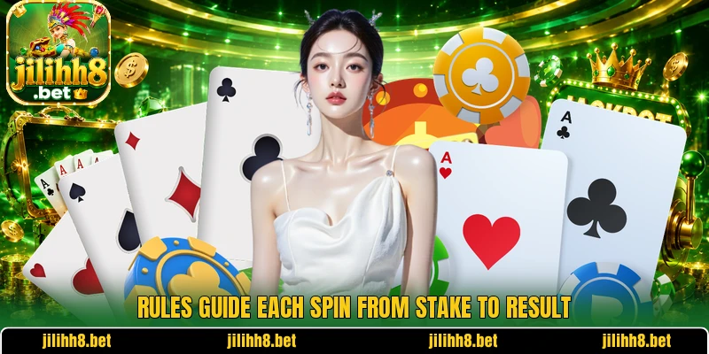 Rules guide each spin from stake to result Rules guide each spin from stake to result