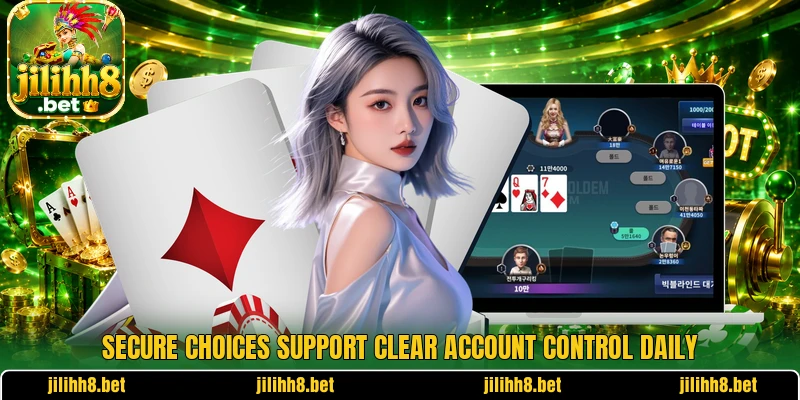 Secure choices support clear account control daily