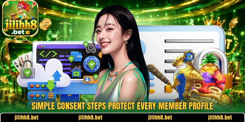 Simple consent steps protect every member profile