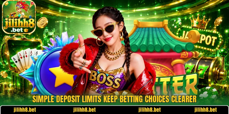 Simple deposit limits keep betting choices clearer Simple deposit limits keep betting choices clearer