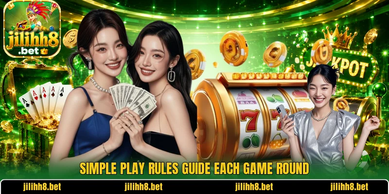 Simple play rules guide each game round
