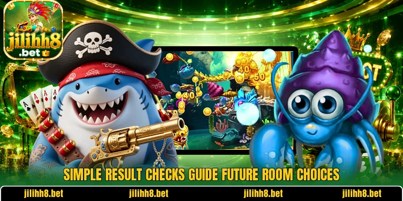 Simple result checks guide future room choices